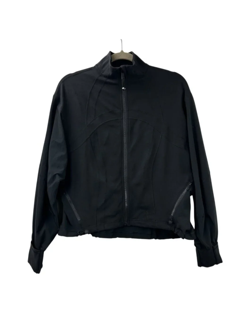 Lululemon Define Relaxed Fit Luon Jacket Womens Size 0 Black LW3HD3S Full Zip - Picture 12 of 16